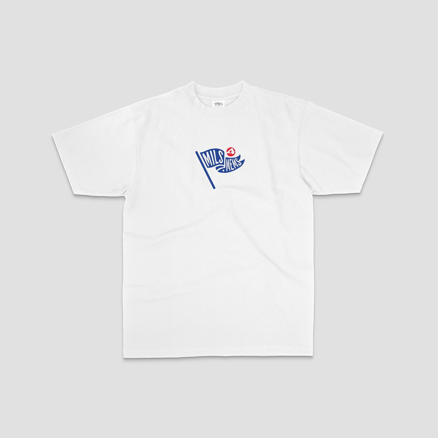 Front of a unisex, white shirt for Volkswagen enthusiasts who love a Facebook Marketplace deal!