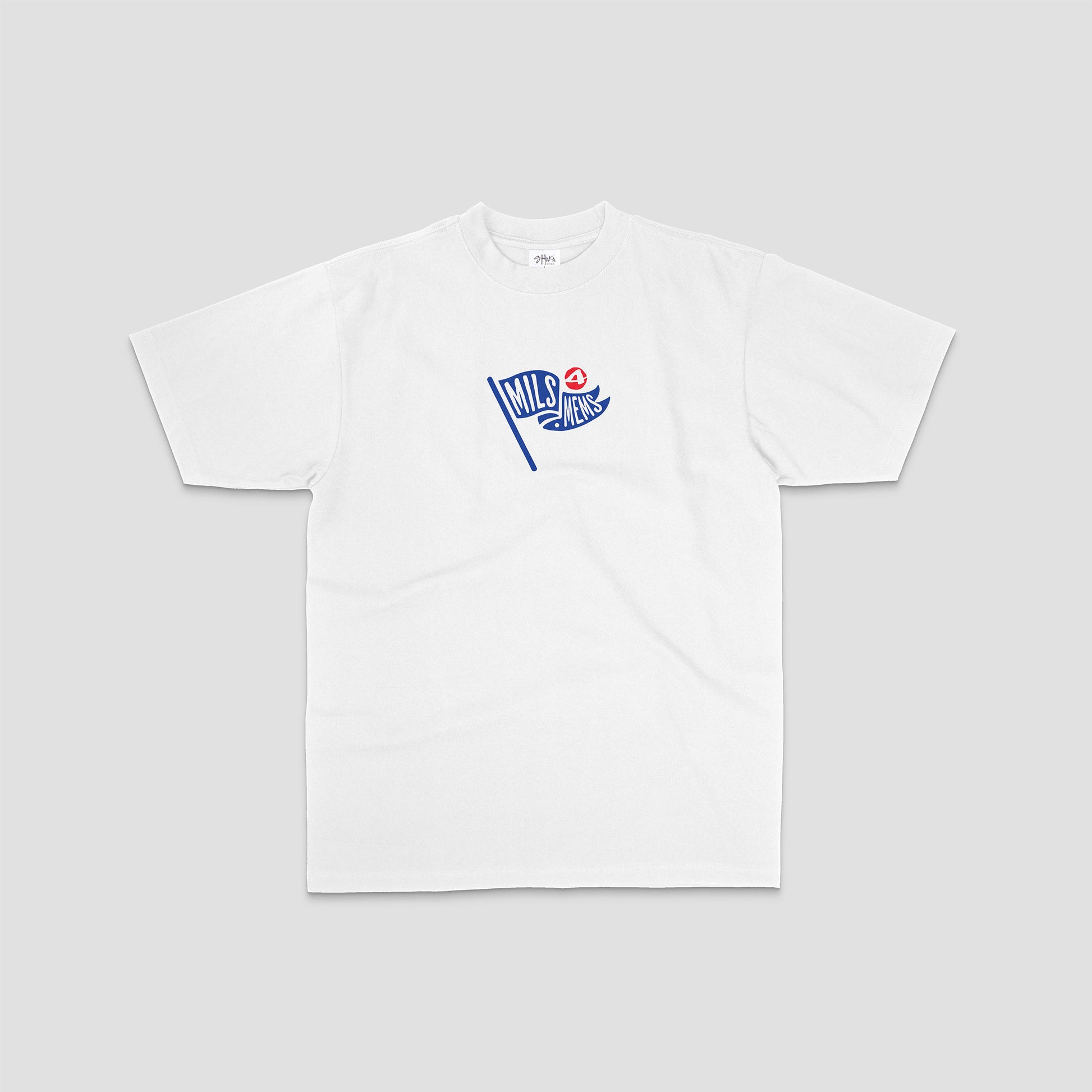 Front of a unisex, white shirt for Volkswagen enthusiasts who love a Facebook Marketplace deal!