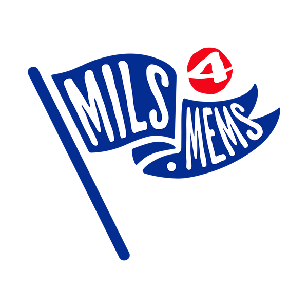 miles 4 memories clothing brand flag logo